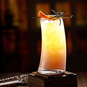 Personnalisé en stock jus de boisson eau verre tasse en forme de verre 480ml 16oz clair bière chope pinte verre tasses - Product Image 2