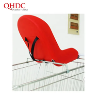 Chariot de supermarché en métal chaise longue en plastique pour enfants couverture pour enfants siège berceau pour bébé