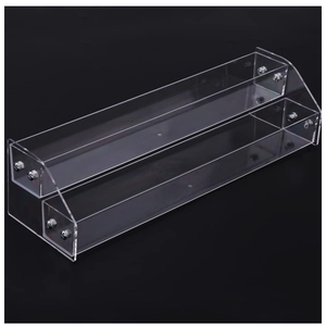 Étagère de présentation de vernis à ongles en <span class=keywords><strong>gel</strong></span> à 2 niveaux en acrylique - Organisateur mural ou de comptoir moderne et fonctionnel pour vernis à ongles en <span class=keywords><strong>gel</strong></span> - Product Image 5