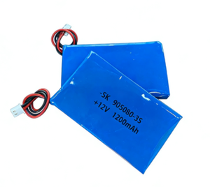 แบตเตอรี่โพลิเมอร์ลิเธียมไอออน SUNKING 905080 3S 1200mAh 12V  พร้อมวงจรป้องกัน ได้รับการรับรอง MSDS CE UN38 3  ความจุสูงแบบเทอร์นารี - Product Image 3