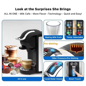   Cafetera 3 en 1 de Nuevo Estilo para Dolce Gusto, Cafetera Multi-Cápsulas <span class=keywords><strong>con</strong></span> Presión de 19 Bares - Product Image 3