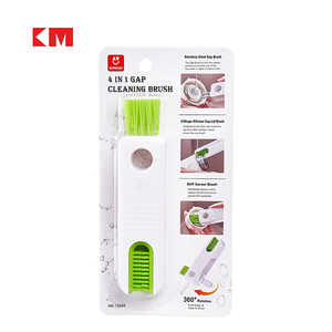 KM 4 <span class=keywords><strong>en</strong></span> 1 360 °   Cepillo de limpieza transformable <span class=keywords><strong>en</strong></span> forma de U para biberones, <span class=keywords><strong>boca</strong></span> de vasos y huecos <span class=keywords><strong>en</strong></span> tapas de vasos - Product Image 1