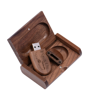 Memoria USB Promocional JASTER de 8GB 16GB 32GB USB 2.0, Pendrive de Madera para Bodas - Product Image 3