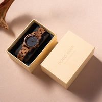 Montre en bois de noyer pour femme, ultra-fine, à cadran à aiguilles, bracelet 16 mm, quartz, style antique, personnalisée, collection 2025