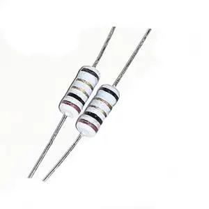 SeekEC Fuse Color Ring Gold Carbon Wirewound Resistor 1W 2W 1R 2.2R 3.3R 47R 10R 100R ohm Watt