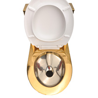 YULI or acier inoxydable toilette publique commode eau placard 304 # SS toilette