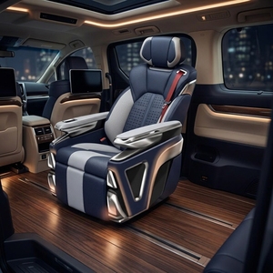 Sedile Auto VIP Certificato di Sicurezza, Conforme ISO, con Controllo <span class=keywords><strong>a</strong></span> Disco Rotante per Upgrade Interni di Van di Lusso - Product Image 3