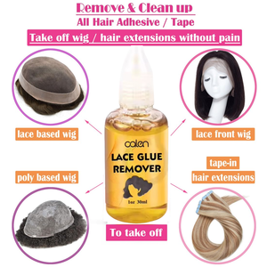 Kit de coiffure avec logo personnalisé avec dissolvant de colle organique pour dentelle en <span class=keywords><strong>mousse</strong></span> pour extensions de <span class=keywords><strong>cheveux</strong></span> bouclés unisexe - Product Image 4