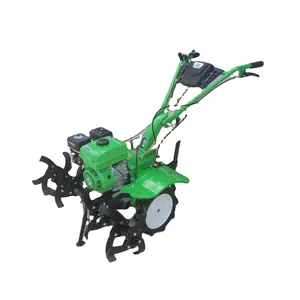 Powerful multi-function agriculture 7hp gasoline mini power tiller machine rotary tiller