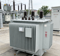 Transformateur immergé dans l'huile triphasé 200 kVA 250 kVA 315 kVA Capacité nominale 10 kV 11 kV Tension de sortie basse tension