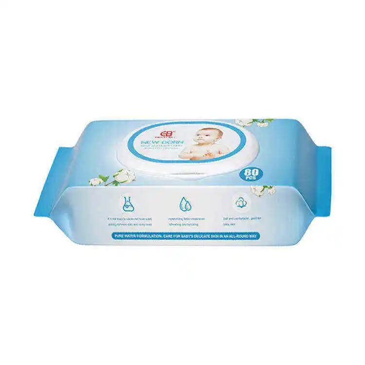 Wholesale Discount For Wiping Newborn Bodies With 100% Pure Cotton Baby Wipes China Wet Wipes Manufacturers