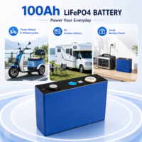 100Ah LiFePO4 Prismatische Zellenbatterie-Boxen und -Racks, 8000+ Zyklen, 3,2V 100Ah Prismatische LiFePO4-Batterie Klasse A+ für Erneuerbare Energien