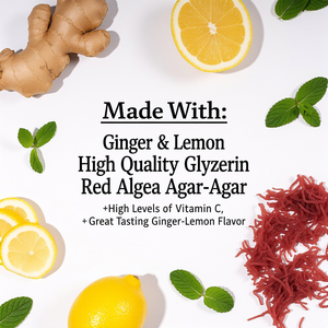 Sugarfree Nouvelle saveur Gingembre Citron Pastilles Remède pour soulager la bouche sèche Apaisant la gorge et la voix saine - Product Image 3