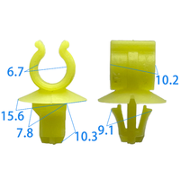 Clip de fixation en plastique pour support de capot, accessoires automobiles de rechange