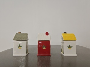 Barattolo per Spezie in Ceramica a Forma di Casa, Design Popolare per Cucina, per Sale, <span class=keywords><strong>Pepe</strong></span> e Zucchero - Product Image 4