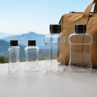 Bouteille de bain de bouche en plastique personnalisée pour animaux de compagnie 50ml 180ml, format voyage mini, emballage liquide pour haleine fraîche, certificat CE, étiquette personnalisée en usine