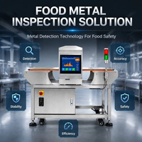 Ligne de production alimentaire industrielle numérique automatique en acier inoxydable avec détecteur de métaux pour la transformation des aliments, les produits de la mer et la boulangerie
