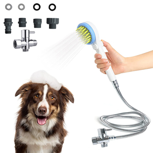 ชุดแปรงหวีและแปรงอาบน้ำหัวฉีดทำความสะอาดสัตว์เลี้ยงผลิตภัณฑ์อาบน้ำเป็นมิตรกับสิ่งแวดล้อม - Product Image 3