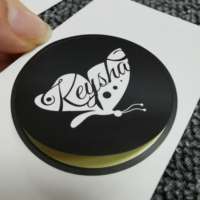 Runde Papieretiketten Anpassbare Bedruckung Farbiges Logo Selbstklebend für Geschenkaufkleber 5cm Rund