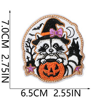 Patchs brodés thermocollants sur le thème Halloween Y2K, style cool et tendance, pour les fans de Baddie
