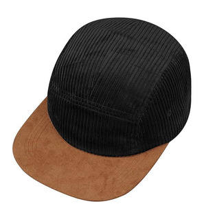 Gorra de béisbol plana con logotipo personalizado, gorra de campamento de 5 paneles, gorra de pana para mujer, de 5 paneles <span class=keywords><strong>Camper</strong></span> gorra de, sombreros deportivos de pana para <span class=keywords><strong>hombre</strong></span>, sombrero de 5 paneles - Product Image 6