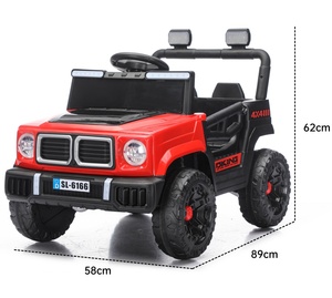 Auto Eléctrico de Juguete para Niños con Tracción en las Cuatro Ruedas, Todoterreno, con Función de Balanceo Educativo Temprano, SUV con Control Remoto y Volante - Product Image 5