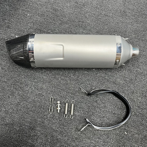 CHmotor Silencieux universel pour moto en fibre de carbone avec <span class=keywords><strong>DB</strong></span> <span class=keywords><strong>Killer</strong></span> pour Z900 CBR500R KTM390 RC390 R6 R1 Moto tout-terrain - Product Image 4