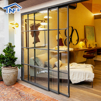 Puertas Corredizas de Vidrio Modernas Personalizadas, Impermeables e Insonorizadas para Viviendas