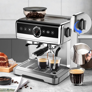 <span class=keywords><strong>Profesional</strong></span> multifunción Digital 20 bar Acero inoxidable Espresso <span class=keywords><strong>cafetera</strong></span> con molinillo - Product Image 3