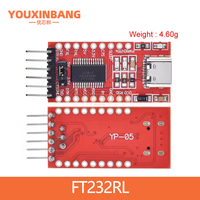 Módulo Adaptador Serial TTL a USB Tipo-C Mini FTDI Youxinbang FT232RL 3.3V/5.5V de Montaje Superficial para FT232 Pro