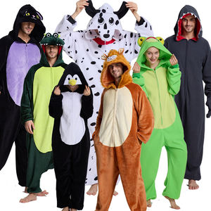Pigiama Intero a Forma di Animale, Costume Cosplay in Morbido Pile, Tuta Intera per Casa e Notte, per Uomo e Donna - Product Image 4