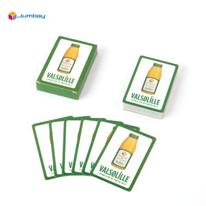 Prix usine Logo personnalisé imprimé adulte Poker <span class=keywords><strong>Club</strong></span> Pantone couleurs Machine marquée Promotion papier publicitaire cartes à jouer - Product Image 3