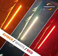 Bande lumineuse LED en aluminium étanche IP67 tricolore de 60 cm, dimmable, certifiée RoHS, pour auvent de 4x4, caravane, remorque de camping