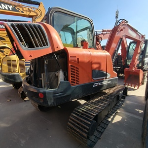 Kullanılmış Doosan DX55 Mini Ekskavatör 5.5 Ton Sıfır Kuyruk Dönüşlü Orijinal Motor Kompakt Tasarım İkinci El Makine İyi Durumda - Product Image 2