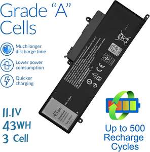 Batería de ordenador portátil <span class=keywords><strong>GK5KY</strong></span> para Dell Inspiron 11 3000 3147 3148 3153 3152 3157 3158 15 7000 7558 7568 13 7353 7359 7347 7348 7352 92NCT - Product Image 2