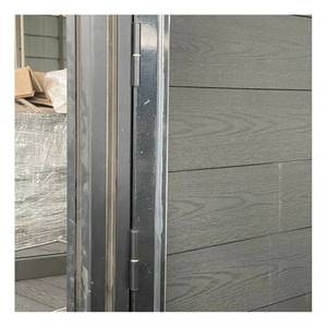 ประตูรั้ว WPC กันน้ำ กันลม สำหรับภายนอกอาคาร พร้อมเสาอะลูมิเนียม สำหรับบ้าน <span class=keywords><strong>สวน</strong></span> และลาน - Product Image 4