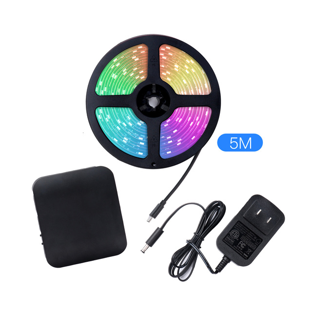 Smart WiFi Ambient Lighting TV Backlight 4K 2.0 Sync Box LED Light Strip Music Sync Voice Control for Alexa/Google Home