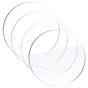 Tùy Chỉnh Rõ Ràng Màu 2Mm 3Mm Acrylic Vòng Tròn Rắn Thông Tư Khối Nhựa Khối UV Perspex Đĩa Đĩa Đúc Cắt - Product Image 4
