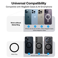 Support de téléphone portable pliable avec aimants N52, support de tablette de bureau avec fixation adhésive par ventouse, support de téléphone portable pour le bureau