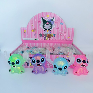 QYS Wholesale Cute <b>Stitch</b> Style Squeeze Toy Soft PU Stress Relief Squishy Toy Slow Rebound Fidget Toy for Kids <b>Gift</b> - Product Image 2