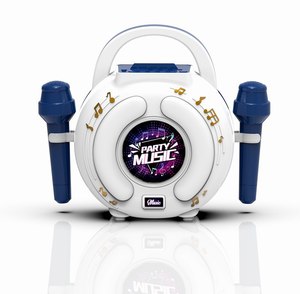 Wholesale Kids <b>Bluetooth</b> Karaoke Speaker Toy with <b>Microphones</b> Flash Light Home Party Singing Educational Musical Toy - Product Image 2