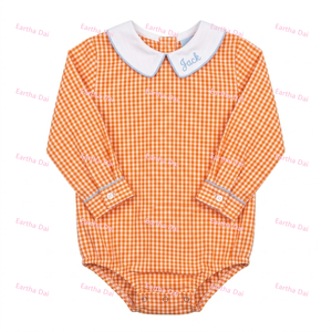 Ropa Infantil al por Mayor, Conjuntos de Ropa para Bebé Niño con Estampado de Calabaza, Camisas con Cuello Peter Pan + Pantalones Cortos, Conjuntos de Ropa para Niños - Product Image 6