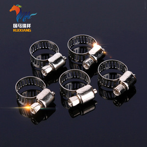 Abrazadera de manguera de acero inoxidable Ruixiang de 13-19 mm para tuberías de pistolas de agua y cilindros de gas - Product Image 1