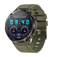 Montre connectée T30 avec grand écran rond HD de 1,6 pouce, affichage 400x400, batterie de 600 mAh pour hommes, montre connectée de fitness