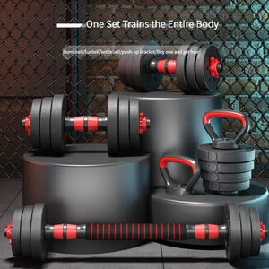 Bán Hot phòng tập thể dục thiết bị tập thể dục toàn bộ cơ thể tập luyện có thể điều chỉnh quả tạ đặt - Product Image 2