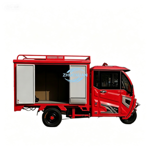 Factory Direct <b>2</b>-Door Freight Electric Tricycle 200kg Load with Closed Storage Cabin Wholesale - Product Image 4