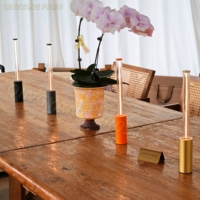 Lampe de table LED sans fil rechargeable, design minimaliste moderne, tube lumineux magnétique détachable, commande tactile, 3 niveaux, flexible et simple