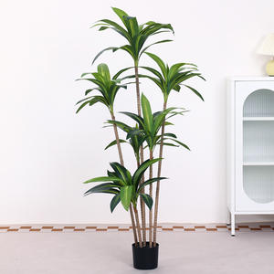 Nueva Planta Artificial de Madera Brasileña Verde, Resistente a los Rayos UV, Ecológica, Duradera, Diseño Moderno para Sala de Estar, Interior/Exterior - Product Image 3