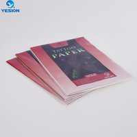 YESION 2025 Vente chaude Papier pour tatouage temporaire A4 A3 Luminescent Feuille de tatouage temporaire personnalisée pour imprimante jet d'encre