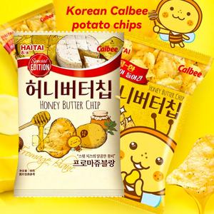 Chips de pommes de terre coréennes Calbees 60g, saveur <span class=keywords><strong>miel</strong></span> et beurre, snacks exotiques, vente chaude - Product Image 2